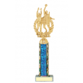 Trophies - #B-Style Volleyball Male Double Action Laurel
